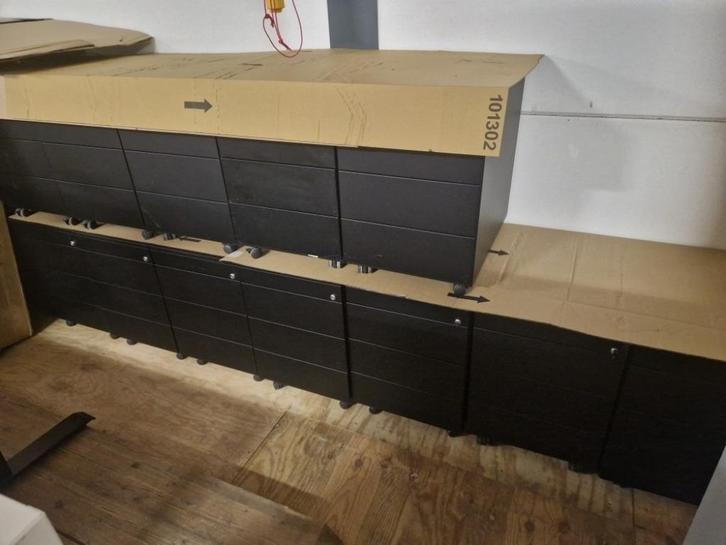 12 stuks Rolblok met 4 laden merk Robberechts, Huis en Inrichting, Kasten | Ladekasten, Gebruikt, Minder dan 100 cm, Minder dan 50 cm