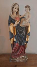 Mooi oud houten Mariabeeld., Antiek en Kunst, Antiek | Religie, Ophalen