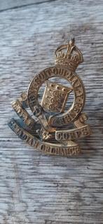ww2 canadese cap badge, Ophalen of Verzenden, Landmacht, Engeland, Embleem of Badge