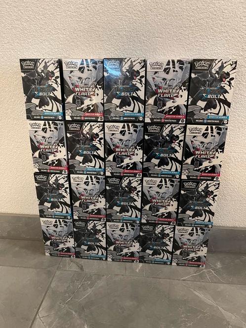 Pokemon White Flare en Black Bolt Booster Bundle, Hobby en Vrije tijd, Verzamelkaartspellen | Pokémon, Nieuw, Ophalen of Verzenden