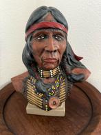 Stenen Indianen beeld 28 cm hoog, Ophalen of Verzenden, Zo goed als nieuw