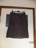 Ribstof rok van H&M in donkerbruin 36 S. Met ceintuur. Zgan, Kleding | Dames, Rokken, H&M, Bruin, Verzenden, Zo goed als nieuw
