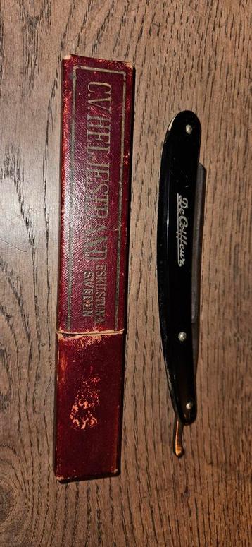 Antiek C.V. Heljestrand Scheermes Zweden beschikbaar voor biedingen