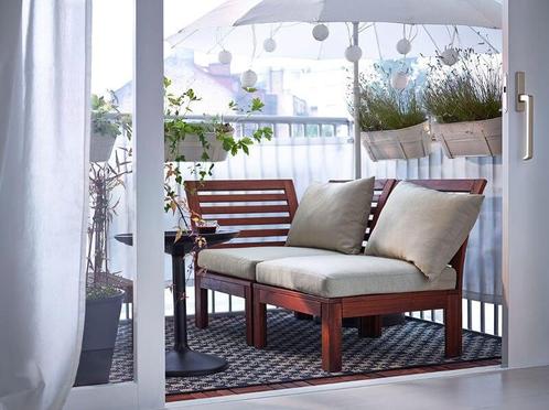 2-zits modulaire bank - please check description, Tuin en Terras, Tuinsets en Loungesets, Gebruikt, 2 zitplaatsen, Bank, Ophalen