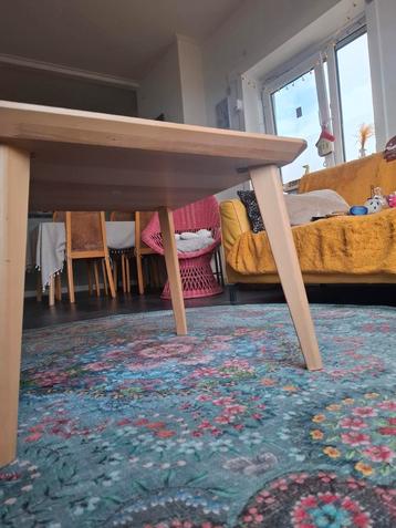 Ikea Lisabo Salontafel 70x70 - Gebruikt, maar goed! beschikbaar voor biedingen