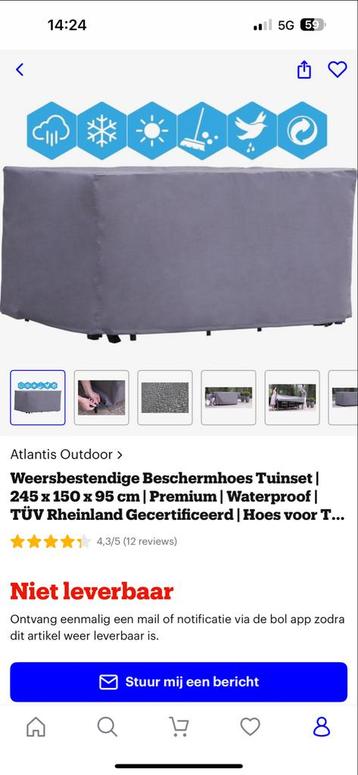 Beschermhoes Tuinset 245x150x95cm beschikbaar voor biedingen