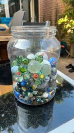 Laatste kans! Grote pot met knikkers (oude en nieuwe), Ophalen of Verzenden, Zo goed als nieuw
