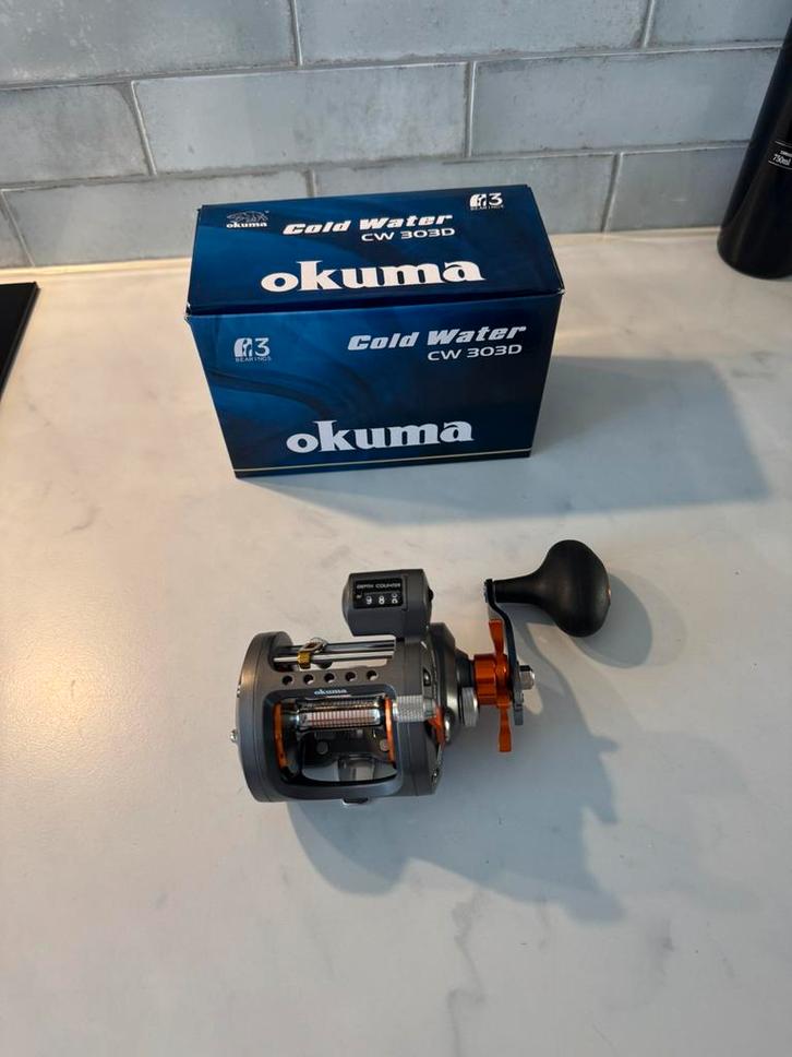 een nieuwe okuma coldwater cw 303d reel , rh oer sterk, Watersport en Boten, Hengelsport | Zeevissen, Nieuw, Molen, Ophalen of Verzenden