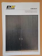 Folder PZ Zweegers frontmaaier CM 265 F, Ophalen of Verzenden, Gelezen, Tractor en Landbouw