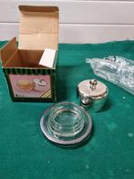 kruidenboterpotje verzilverd nieuw, Huis en Inrichting, Ophalen of Verzenden, 'T Olde Gre-j, Info@toldegrej.nl, Endepoelstraat 20f Didam