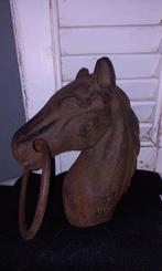 Antieke gietijzeren hitching post/paarden bindring, Ophalen of Verzenden