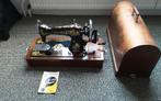 naaimachine Lewenstein tafelmodel + houten kap + accessoires, Ophalen of Verzenden