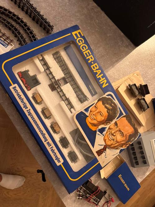 Egger-bahn collectors set vintage treinset H0e, Hobby en Vrije tijd, Modeltreinen | Overige schalen, Gebruikt, Treinset, Gelijkstroom
