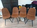 Design stoelen, Ophalen, Gebruikt, Bruin, Leer