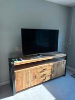 Industriele inustrieel tv kast dressoir mango hout, Ophalen, Zo goed als nieuw, 25 tot 50 cm, Minder dan 100 cm