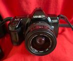 Minolta Dynax 3000i met objectiefbevestiging flitser lederen, Audio, Tv en Foto, Fotocamera's Analoog, Spiegelreflex, Minolta