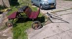 Enkelspan Menkar ponykar paard/pony. 2 lamoenen, Dieren en Toebehoren, Rijtuigen en Koetsen, Gebruikt, Overige typen, Paard of Pony