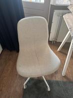 IKEA LÅNGFJÄLL Vergaderstoel Beige/Wit, Huis en Inrichting, Bureaustoelen, Beige, Ophalen of Verzenden, Zo goed als nieuw, Bureaukruk