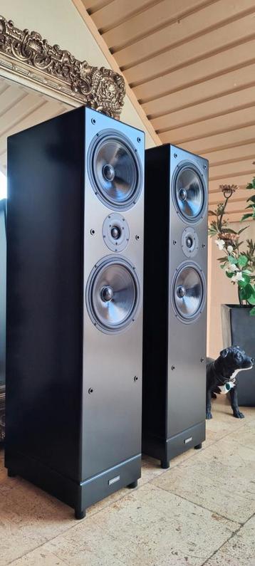 Audiolab Donia Zuilspeaker - Antraciet Satin Black. beschikbaar voor biedingen