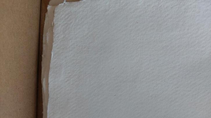 Khadi handgeschept papier - 10 vel - 56x76cm - 320gr, Hobby en Vrije tijd, Tekenen, Ophalen of Verzenden