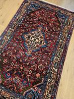 Vintage handgeknoopt perzisch tapijt hamadan 125x75, Info@SlatsAntiek.nl, 100 tot 150 cm, Perzisch, Rechthoekig