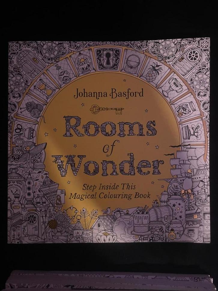 Rooms of Wonder - Johanna Basford Kleurboek, Boeken, Hobby en Vrije tijd, Nieuw, Tekenen en Schilderen, Geschikt voor kinderen