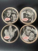 4 Blikjes van Kalfany Bonbons met Filmsterren. Drsn.14 cm., Ophalen of Verzenden, Gebruikt, Overige, Overige merken