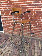 Vintage Kinder Kappersstoel Stijl Chroom, Ophalen