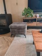 Mooie donkergroene hocker / voetenbank, Huis en Inrichting, Banken | Voetenbanken en Poefen, Ophalen, Vierkant, 75 tot 100 cm