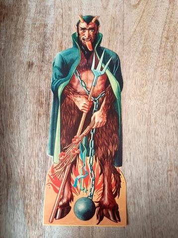 Vintage krampus koekplaat, lebkuchen oblaten beschikbaar voor biedingen