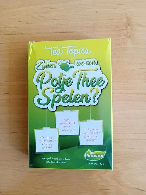 Tea topic spel, Hobby en Vrije tijd, Gezelschapsspellen | Kaartspellen, Zo goed als nieuw, Ophalen