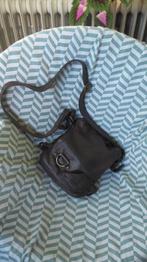 Aunts & Uncles leren tas, donkerbruin, veel vakjes, he/dames, Overige merken, Bruin, Verzenden, Zo goed als nieuw
