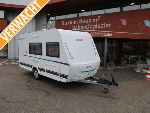 Dethleffs C'Joy 420 QSH COMPACT EN LICHT, Caravans en Kamperen, Caravans, tot en met 3, 750 - 1000 kg, Treinzit, Dethleffs, Dwarsbed
