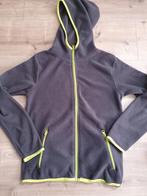 Grijs fleece vest 146/152 met capuchon, Ophalen of Verzenden, Trui of Vest