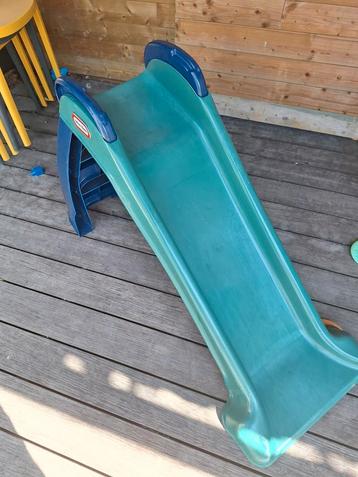 Little tikes glijbaan donkerblauw donkergroen beschikbaar voor biedingen
