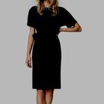 Aretha ladress la dress lengte caroline mt m, Maat 38/40 (M), Verzenden, Zwart, Zo goed als nieuw