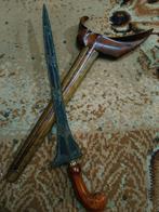 Zeldzame Keris Tilam Upih Kemuning & Teakhout 19e Eeuw SVD72, Verzenden