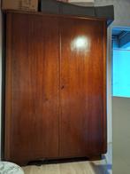 Antieke houten kleding kast, Huis en Inrichting, Kasten | Kledingkasten, 100 tot 150 cm, Met hangruimte, 150 tot 200 cm, Gebruikt