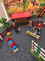 PLAYMOBIL Paarden Parcours Set 70337, Kinderen en Baby's, Ophalen of Verzenden, Gebruikt, Complete set
