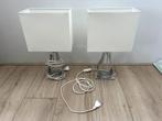 Ikea tafel lampjes wit 2 stuks, Ophalen of Verzenden, Zo goed als nieuw, Metaal, Minder dan 50 cm