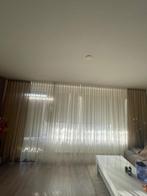 Overgordijnen taupe, Huis en Inrichting, Stoffering | Gordijnen en Lamellen, Gebruikt, Overige kleuren, 200 cm of meer, Ophalen of Verzenden