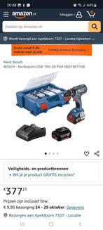 Te koop splinternieuwe bosch professionele 18volt set, Doe-het-zelf en Verbouw, Gereedschap | Boormachines, Ophalen of Verzenden