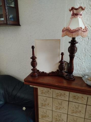 Handgemaakte unieke fotolijst en lamp  beschikbaar voor biedingen