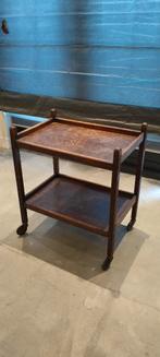 Antiek Houten serveerwagen / trolley, Antiek en Kunst, Ophalen