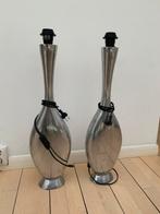 Lampenvoet chroom (2 stuks) 63 cm, Ophalen, Gebruikt, 50 tot 75 cm, Metaal