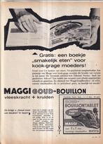 Retro reclame 1962 Maggi goud bouillon boekje spaaractie, Overige typen, Ophalen of Verzenden