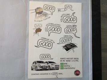 Fiat Grande Punto, Punto Evo MJ Diesel sheet NED 2 blz 2010 beschikbaar voor biedingen