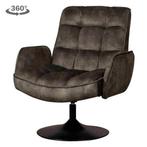 Fauteuil Tropea stof velvet, Huis en Inrichting, Nieuw, Modern, Stof, Ophalen of Verzenden