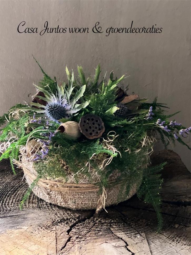 Landelijk, sober najaarstaartje met natuurlijke materialen, Huis en Inrichting, Woonaccessoires | Overige, Nieuw, Ophalen of Verzenden