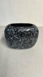 Vintage Keramieken Vaas met een gespikkelde afwerking, Ophalen of Verzenden